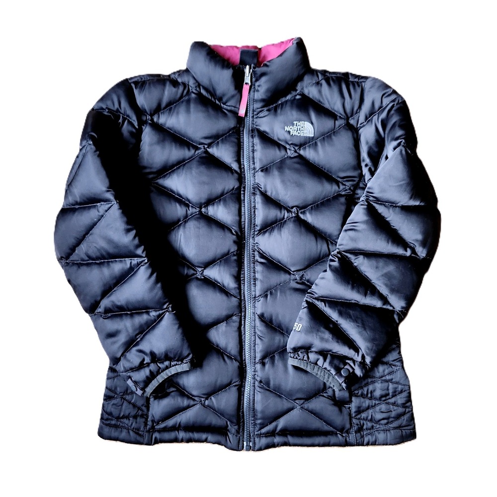 The North Face Puffer Coat Girls Size XL (18) Black 550 Down Jacket / Women's S